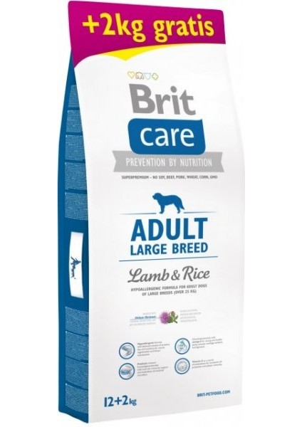 Hypo-Allergenic Büyük Irk Kuzulu Yetişkin Köpek Maması 12 + 2 kg