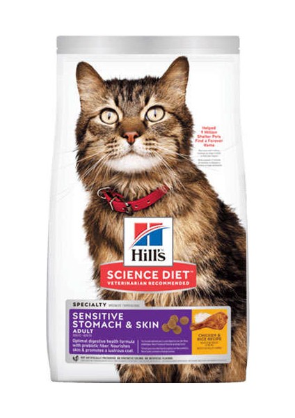 Sensitive Stomach Skin Deri Hassasiyeti Kedi Maması 1,5 kg