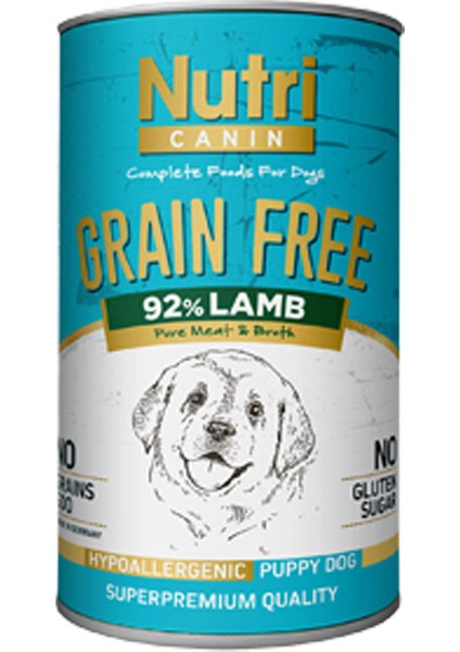 %92 Kuzu Etli 400GR Tahılsız Puppy Yavru Yaş Köp 1 Adet