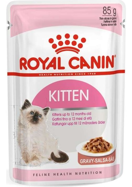 Pouch Jelly Kitten Instinctive Yaş Yavru Kedi Maması 85 gr