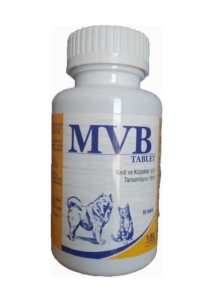Mvb Köpek Için Vitamin Mineral 50 Tablet