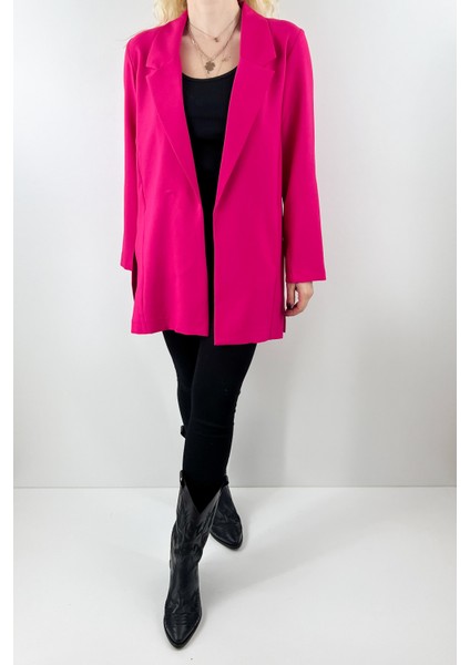 Fuşya Blazer Ceket