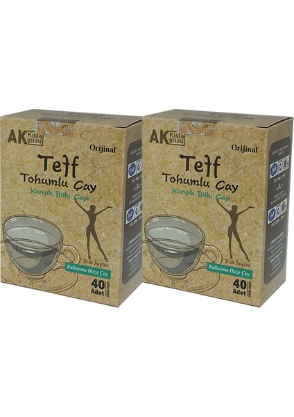 Teff Bitki Çayı Seti (2X40 Lı)