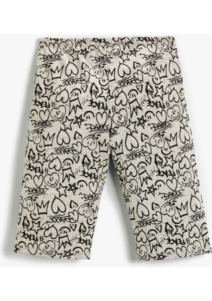 Kız Çocuk Kalp Baskılı Tayt fiyatları