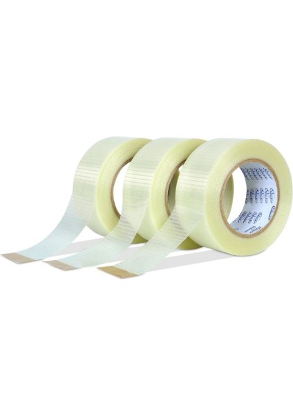 Stein Enine Boyuna Lifli Filament Bant 100 mm x 50 Metre x 3 Rulo