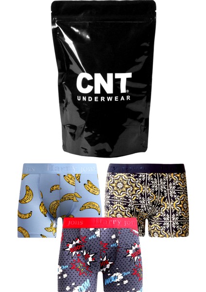 Erkek 3'lü Boxer 1. Sınıf Kumaş Premium Paket Özel Dizayn. Düz Likralı Boxer Şort Çeyizlik Hediyelik 14 Şubat ,sevgililer Günü, Hediyelik