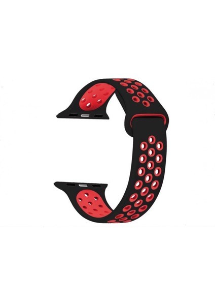 Apple Watch Uyumlu 7 38 mm Nike Spor Delikli Kordon Kayış