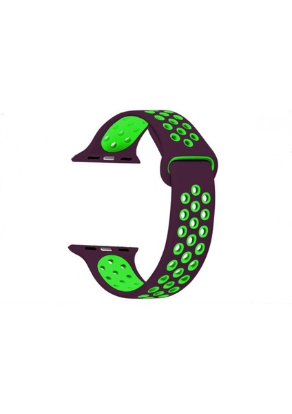 Apple Watch Uyumlu 1 45 mm Nike Spor Delikli Kordon Kayış