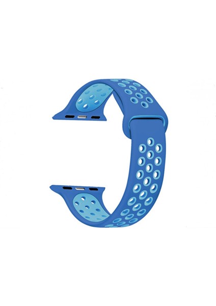 Apple Watch Uyumlu 7 42 mm Nike Spor Delikli Kordon Kayış
