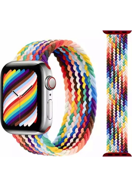 Apple Watch Uyumlu 4 40 mm Örgü Solo Loop Kordon Kayış Small: 12,7 cm
