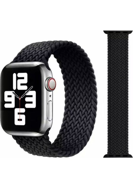 Apple Watch Uyumlu 6 41 mm Örgü Solo Loop Kordon Kayış Small: 12,7 cm