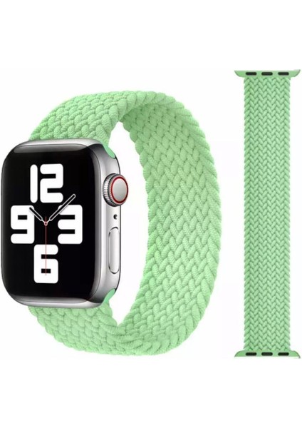 Apple Watch Uyumlu 2 45 mm Örgü Solo Loop Kordon Kayış Large: 16 cm