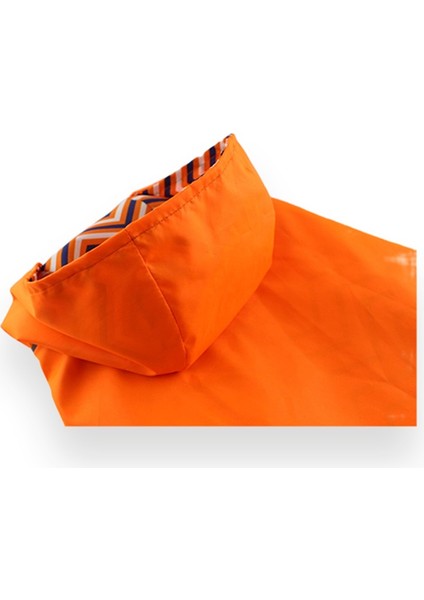 Çift Taraflı Giyilebilen Neon Turuncuköpek Yağmurluğu modelleri