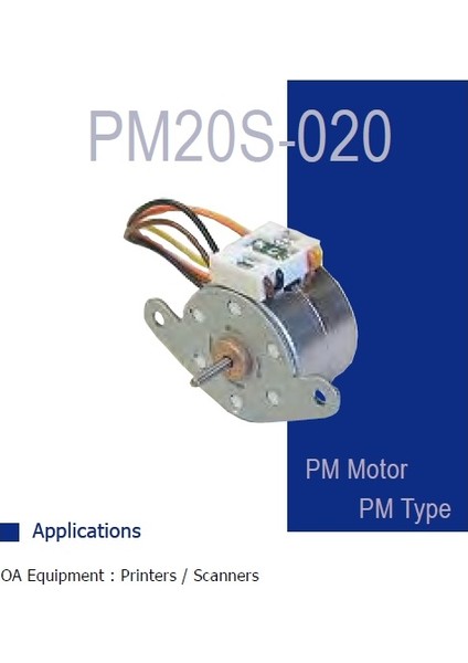 Nmb PM20S-020 Step Motor 12V