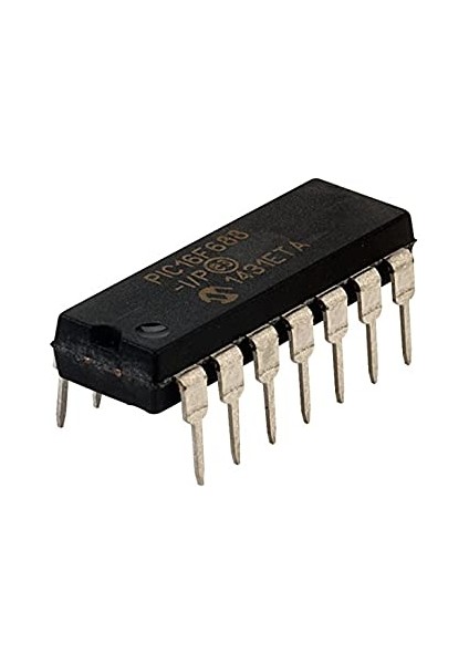 PIC16F688 I/p Pdıp-14 8-Bit 20 Mhz Mikrodenetleyici
