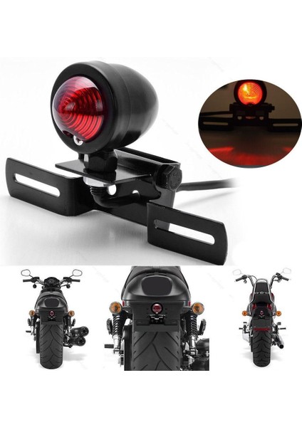Motosiklet Kuyruk Fren Lambası Plaka Tutucu Harley Bobber Cafe Store (Yurt Dışından) fiyatları
