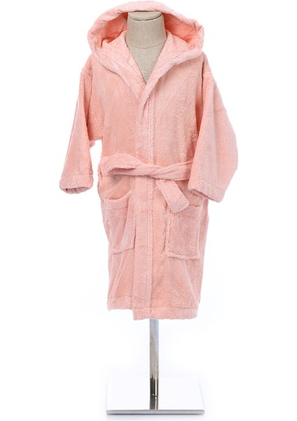 Ashley Kapüşonlu Bambu Çocuk Bornozu 7/8 Yaş