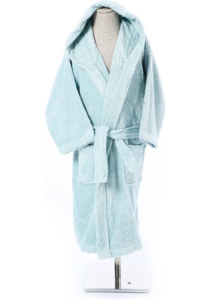 Ashley Kapüşonlu Bambu Çocuk Bornozu 1/2 Yaş