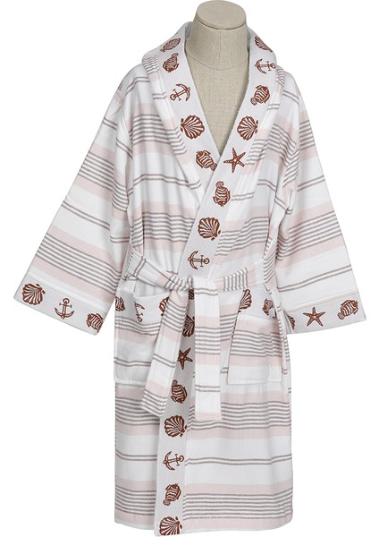 Carol Kapüşonlu Peştamal Çocuk Bornozu 15 Yaş