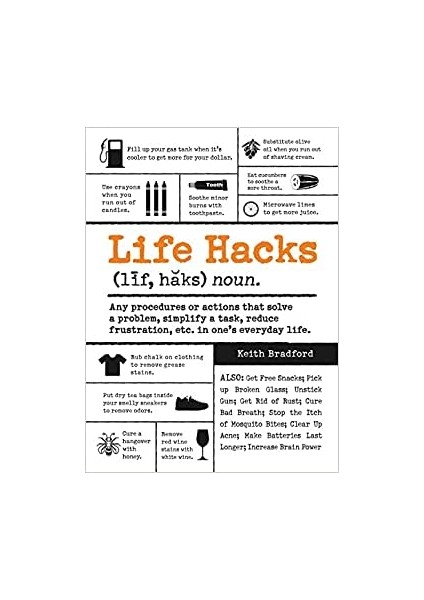 Life Hacks: Any Procedure Or Action That Solves A Problem, Simplifies A Task, Reduces Frustration, Etc. In One's Everyday Life - Keith Bradford