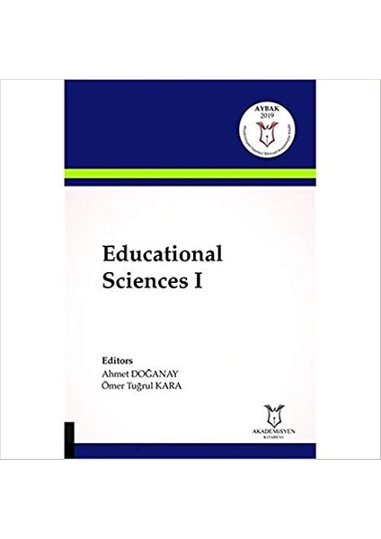 Educational Sciences 1 - Ahmet Doğanay