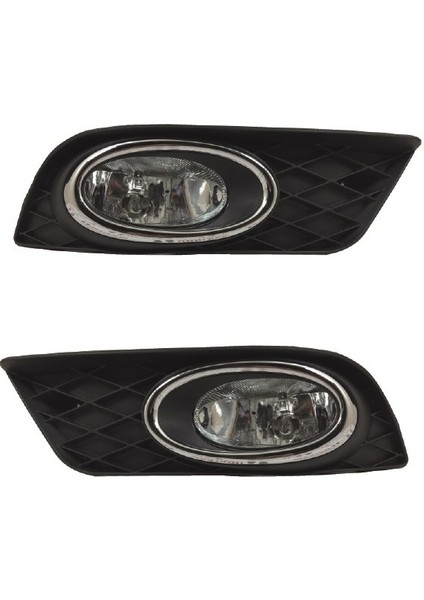 Honda Civic Sis Lamba Sağ Sol Takım (Kapaklı)(Ampullu) 2012-2015