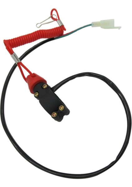 Atv Bisikletler Tekneler Dıştan Takma Motor Kill Stop Anahtarı Güvenlik Tether Ipi