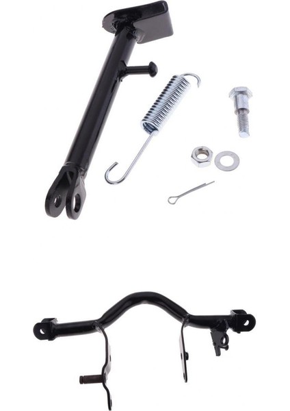 Ayak Peg Merkezi Standı Montaj & Yan Standı Kickstand Kit Için Yamaha PW80