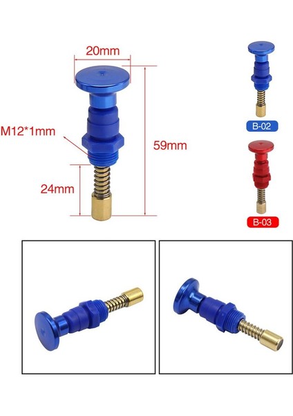 Karbüratör Vana Kontrol Anahtarı Pwk PE24 28 32 34 36 38 40 Mavi
