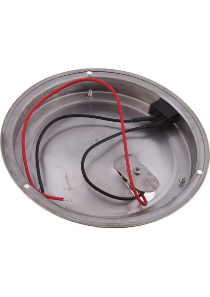 Paslanmaz Çelik 12 V Araba Yuvarlak Tavan Dome Çatı Iç Işık Lambası 138MM indirimleri