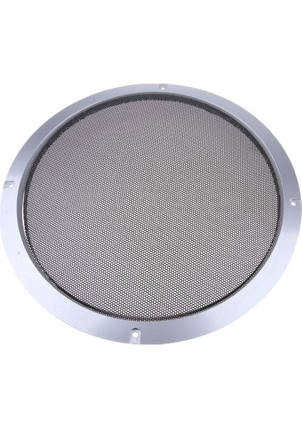 2x 10 Inç Yedek Yuvarlak Hoparlör Koruyucu Örgü Kapak Hoparlör Izgara Gümüş modelleri