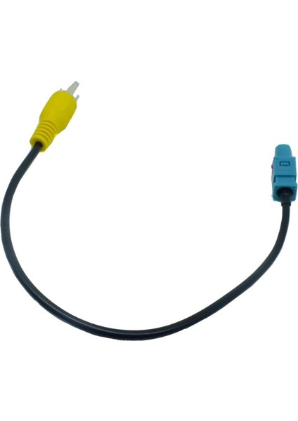Rf Kablosu Fakra Kadın Kadın "z" Rca Erkek Pigtail Kablosu Için Araba DVD Siyah