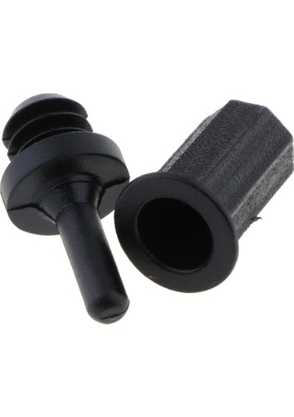 10 Pack Raptiye Perçin Klipler Kitleri Plastik Hoparlörler Için Örgü Kapak # 042 Siyah modelleri