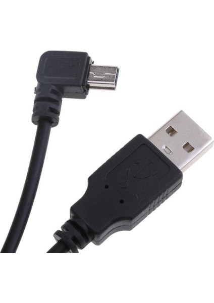 3.5 Metrekareler 5 V 2A Şarj Kablosu Mini USB 9 USB 9 Derece Araba Van Için Sol Viraj Kafası