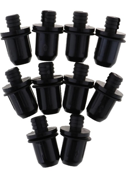 2x 10 Pack Raptiye Perçin Klipler Kitleri Plastik Hoparlörler Için Örgü Kapak # 039 Siyah modelleri