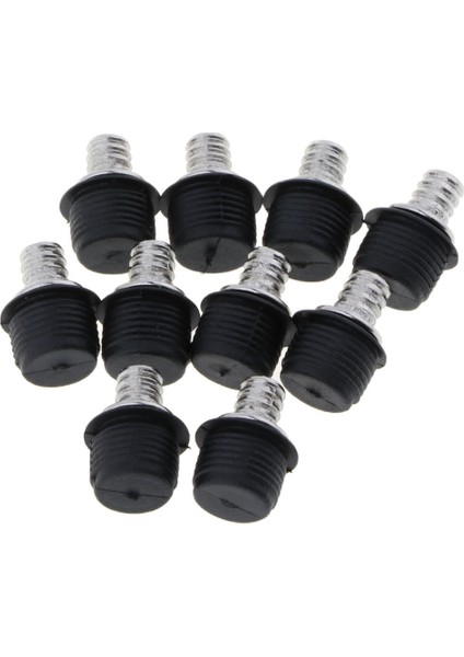 10 Pack Raptiye Perçin Klipler Kitleri Plastik Hoparlörler Için Örgü Örtüsü # 029 Siyah