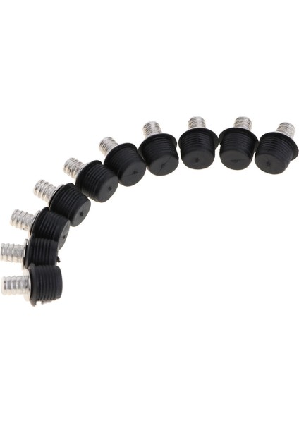 10 Pack Raptiye Perçin Klipler Kitleri Plastik Hoparlörler Için Örgü Örtüsü # 029 Siyah
