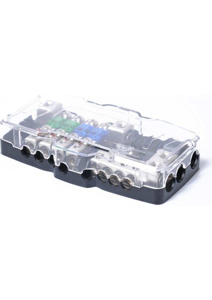 Araba Stereo Sesli Inline Anl Sigorta Tutucu Dağıtım Bloğu 4/8 Ölçer