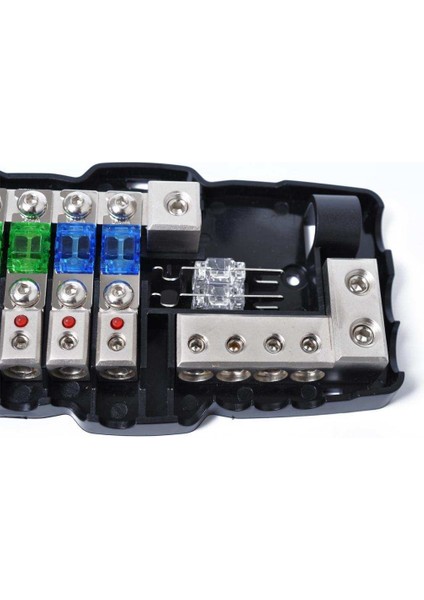 Araba Stereo Sesli Inline Anl Sigorta Tutucu Dağıtım Bloğu 4/8 Ölçer
