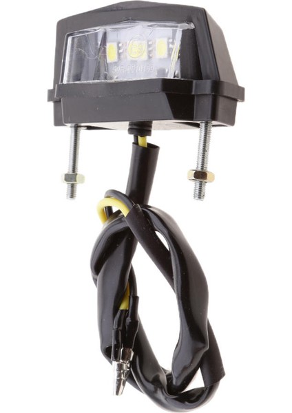 Plaka Beyaz 3 LED 12 V Işık Arka Kuyruk Lambası Motosiklet Motosiklet Için