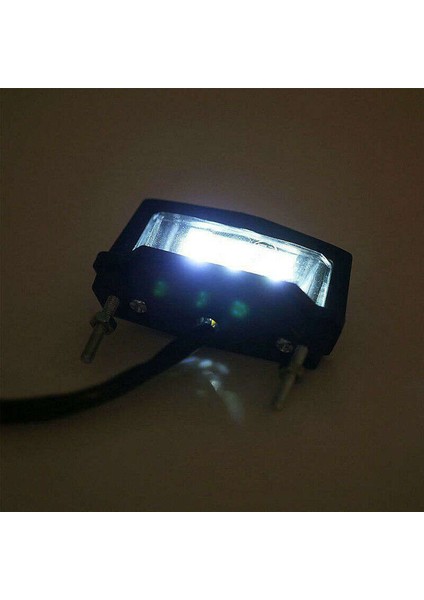 Plaka Beyaz 3 LED 12 V Işık Arka Kuyruk Lambası Motosiklet Motosiklet Için fırsatları