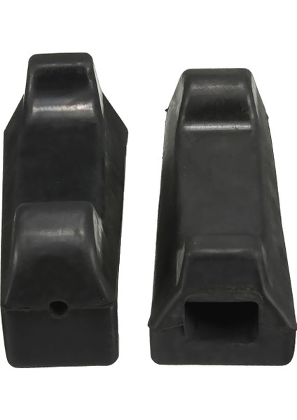 2 Parça Motosiklet Ön Kauçuk Footrest Yamaha YBR125 Tüm Yıllar Için Uygun