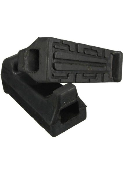 2 Parça Motosiklet Ön Kauçuk Footrest Yamaha YBR125 Tüm Yıllar Için Uygun
