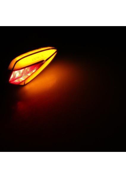2 x Evrensel Ön ve Arka Motosiklet Amber LED Dönüş Sinyali Göstergesi Blinker fırsatları