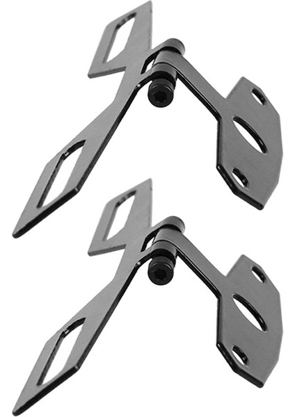 2 Adet Katlanır Lisans Plakası Braketi Atv Dirt Bike Motor Için Arka Lambası Tutucu(Yurt Dışından)