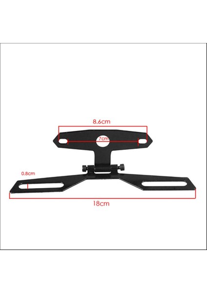 2 Adet Katlanır Lisans Plakası Braketi Atv Dirt Bike Motor Için Arka Lambası Tutucu(Yurt Dışından) modelleri