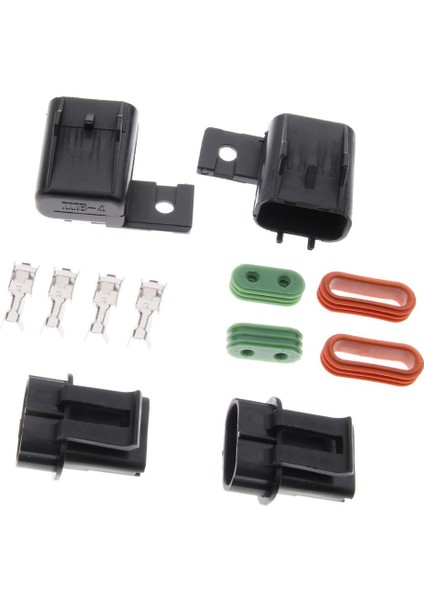 2 Takım Otomotiv Araba Tekne Orta Bıçak Sigorta Kutusu Blok Soketi Terminalleri ile