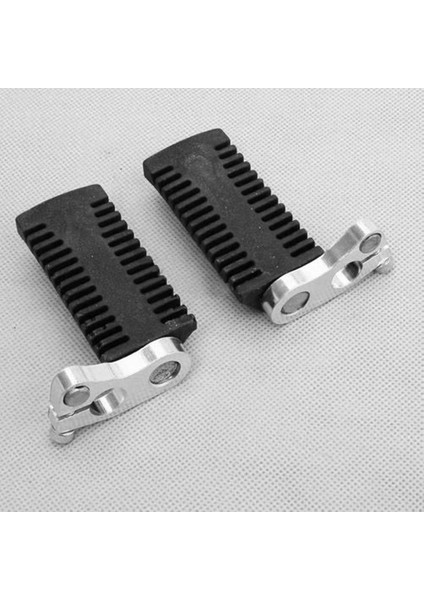 2 Adet Gümüş Siyah 43CC 47CC 49CC Mini Cep Bisiklet Pit Bisiklet Footpegs Footrest