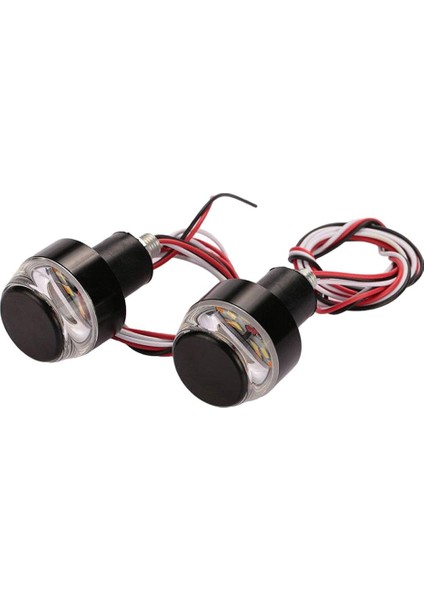 Motosiklet Gidon Dönüş Sinyali Kavrama Çubuğu LED Fiş Strobe Yan Marker Işık (Yurt Dışından)
