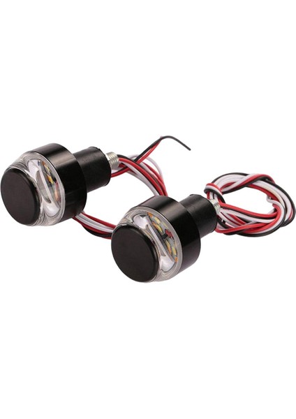 Motosiklet Gidon Dönüş Sinyali Kavrama Çubuğu LED Fiş Strobe Yan Marker Işık (Yurt Dışından)